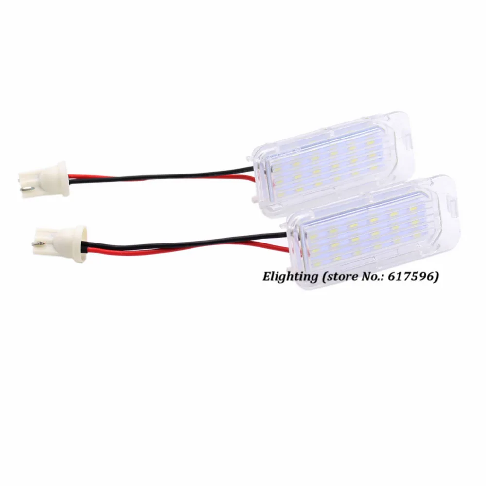 2 светодиодный т. 18 SMD светодиодные огни для номерного знака без ошибок Ford Explorer Escape