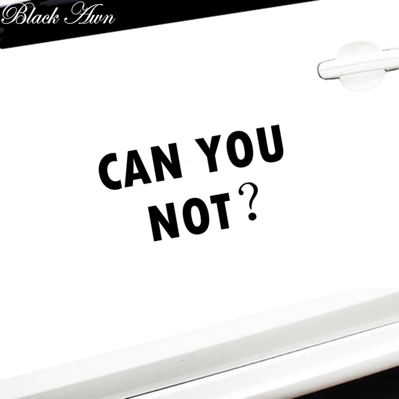 

CAN YOU NOT  Funny Car Window Decal Sticker JDM D138