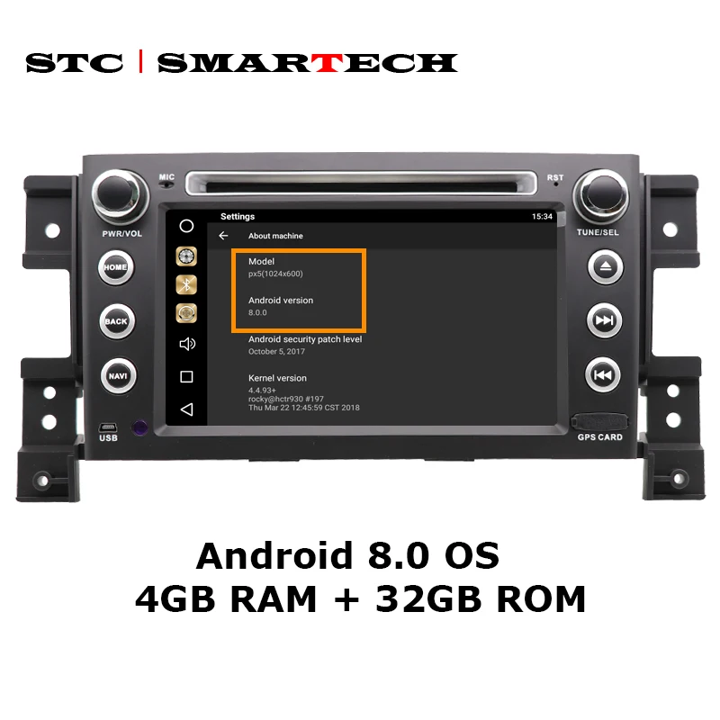Clearance SMARTECH 2 Din Car DVD Player Radio GPS Android 8.0 Octa Core 4GB RAM 32GB ROM Car DVD Player for Suzki Grand Vitara 2005-2012 2 Clearance SMARTECH 2 Din Car DVD Player Radio GPS Android 8.0 Octa Core 4GB RAM 32GB ROM Car DVD Player for Suzki Grand Vitara 2005-2012 2