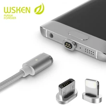 Wsken Metall mini2 Magnetic Cable Micro Usb Cable for iPhone 6 6s 7 Plus 5s Data Charging Cable For Samsung s7 note5 HTC ZTE LG