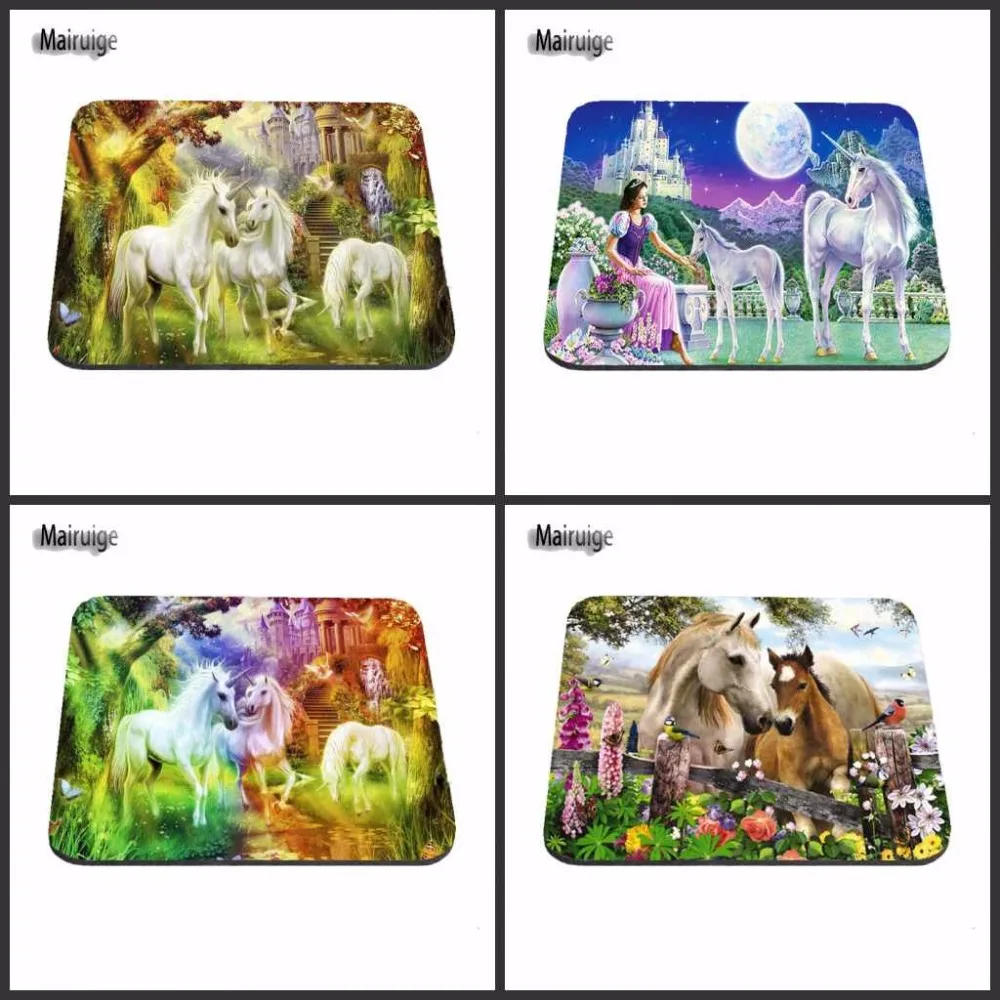 

Top Selling New Arrival Customized Mouse Pad Mythical Legend Unicorn Fantasy Computer Notebook Mice Mat Durable Non-Slip Rubber