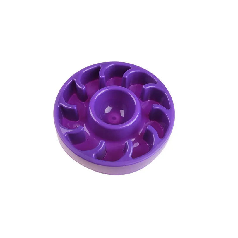 High Quality PP Pets Bowl Food Water Feeding Slow Portable Travel Anti-choke Bowl Dish for Dogs Cat Water Feeder Dish 40DC19 (7)