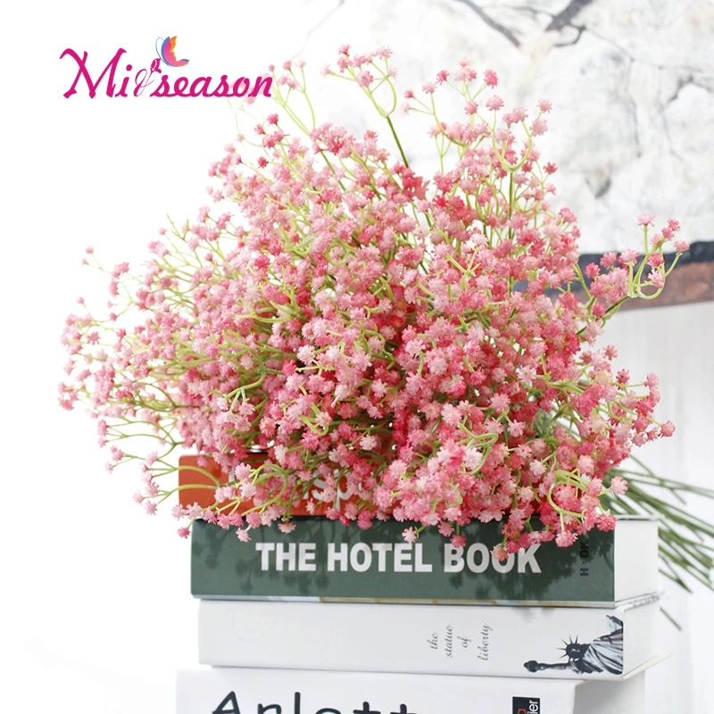 

1pcs Rustic artificial flower interspersion mantianxing decoration flower plastic baby's breath flower for wedding home decor