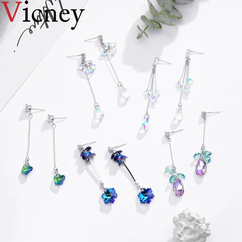 Vicney 2019 Новое поступление ювелирные изделия роскошный с австрийским кристаллом