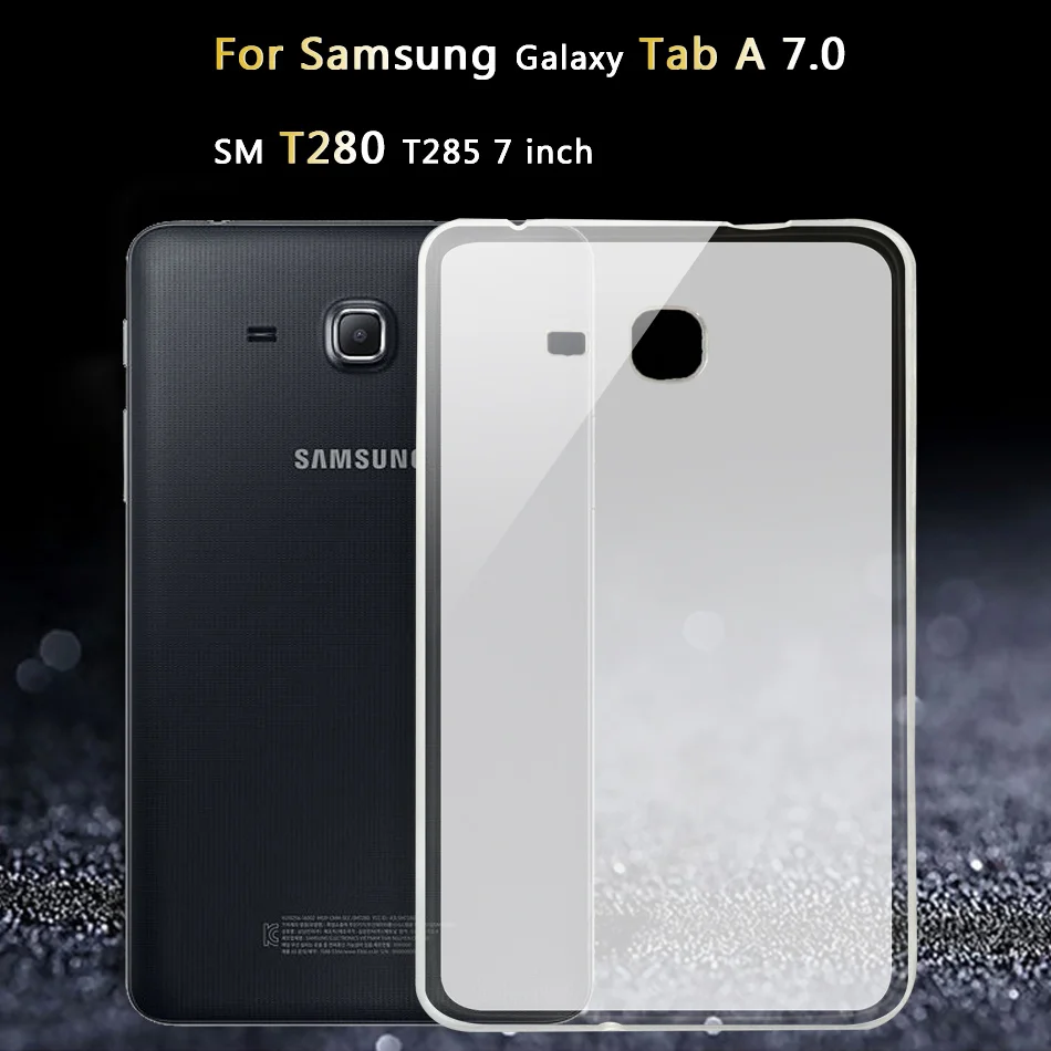 Чехол для samsung Galaxy Tab A A2 A6 E Tab S6 S4 S3 S2 S/Note 8,0 10,1 10,5 9,7 9,6 7,0 8,4 GT N5100 N5110 силиконовый чехол для планшета - Цвет: Tab A 7.0 T280