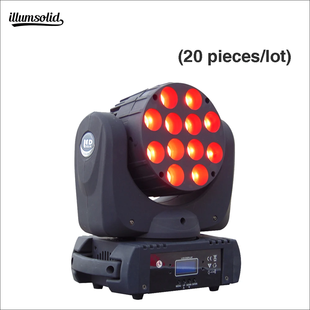 

(20 pieces/lot) 7x12w 12x12w 36x3w RGB Mini Wash Led Moving Head Light Wedding Stage Light