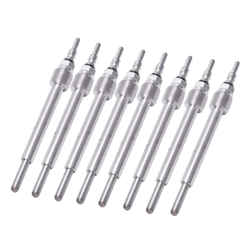 

8Pc For Ford 6.0L 6.0 Powerstroke Glow Plug Set Glow Plugs Glowplugs 2004-06 4C3Z-12A342-Aa