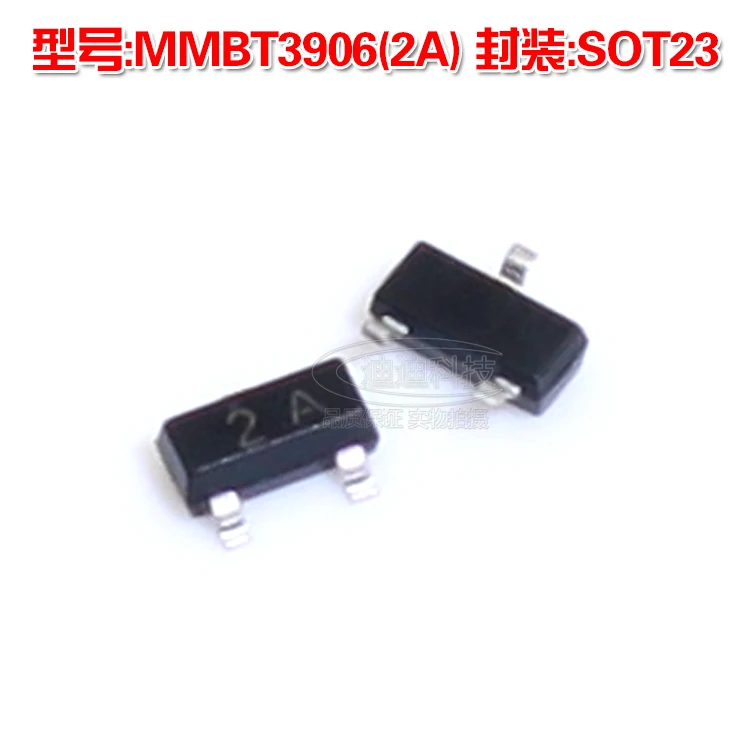 Новый MMBT3906 SOT 23 Silkscreen 2A PNP транзистор 0.2A 40V 3906 SOT23|transistor|transistor 2atransistor pnp |