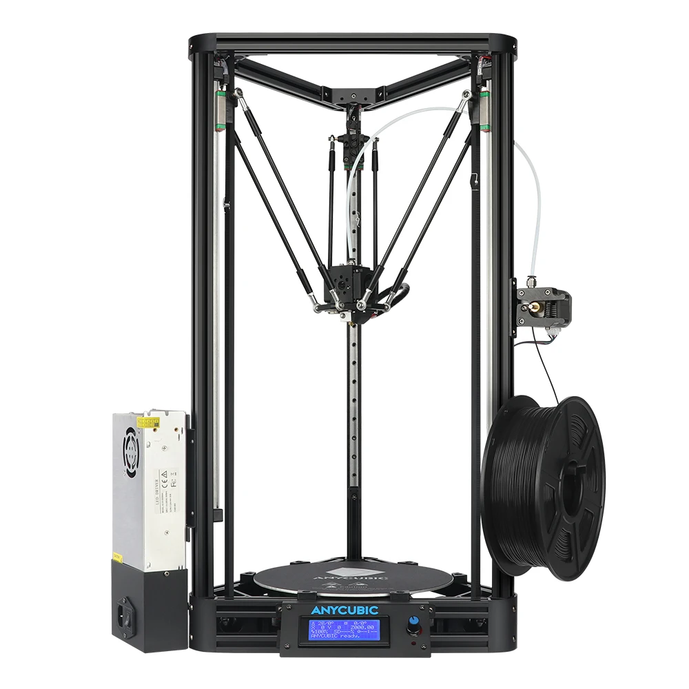 ANYCUBIC Kossel 3d Принтер шкив линейный собранный с автоматическим выравниванием большой 3D печати Impressora 3d комплект принтера