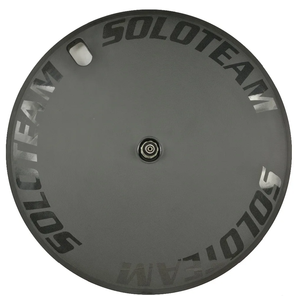 only black matte or UD glossy Full Carbon Fiber Disc Wheel 700C