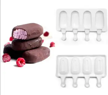 

Popsicle Mold mini Oval ice cream silicone mold Ice cream pop Cube Molds Silicone mould homemade popsicle molds
