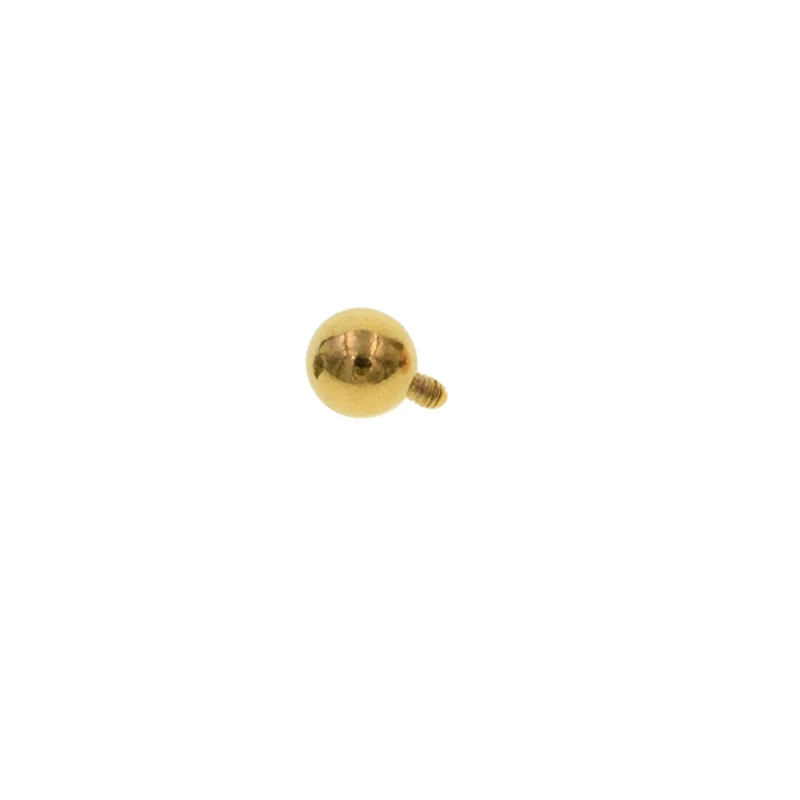 1 шт. анодированный 5 цветов пирсинг мяч ниппель мяч не пирсинг для соска на магните orb магнитные ювелирные изделия с подвеской в виде соски бар мужские ювелирные изделия - Окраска металла: Gold