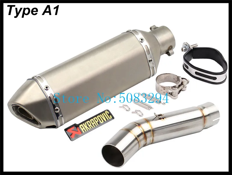 Arkapovic для CBR500 CBR500R CB500R 13-15 CB500X 13-16 CB500F Мотоцикл выхлопная труба глушитель выхлопной трубы мотоцикла Escape с DB убийца - Цвет: A1