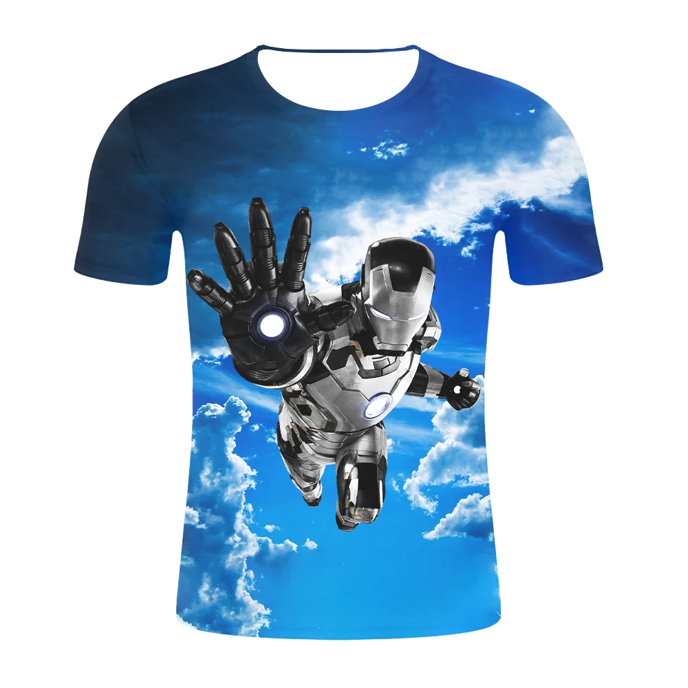 

Men/Women Short Sleeve Superhero T shirt Marvel Avengers 3 Infinity War Iron Man 3D Print Quick Dry T-shirt Male Cool Tops Tee