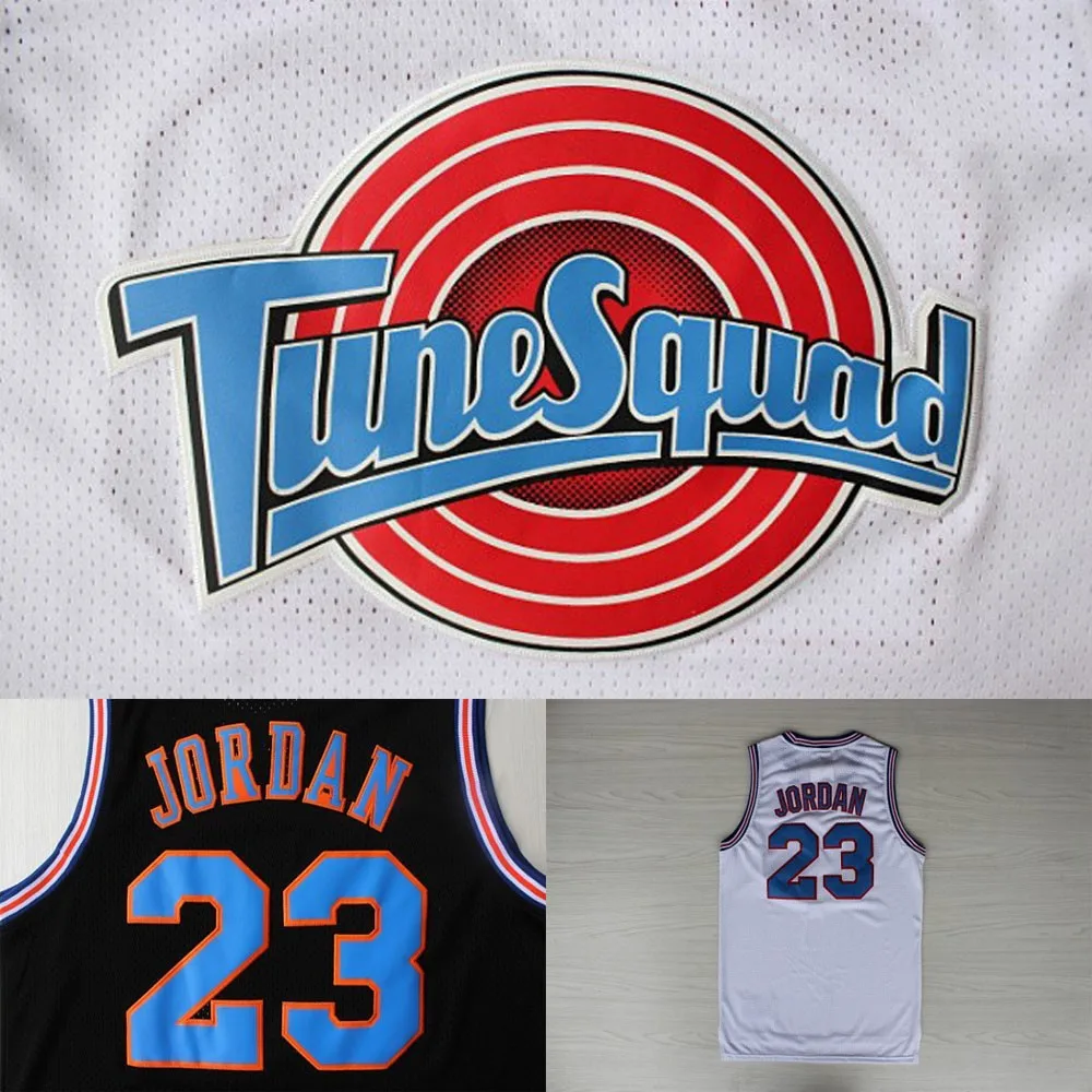 Michael Jordan 23 Space Jam Basketball Jersey Tune Squad Jersey LOONEY