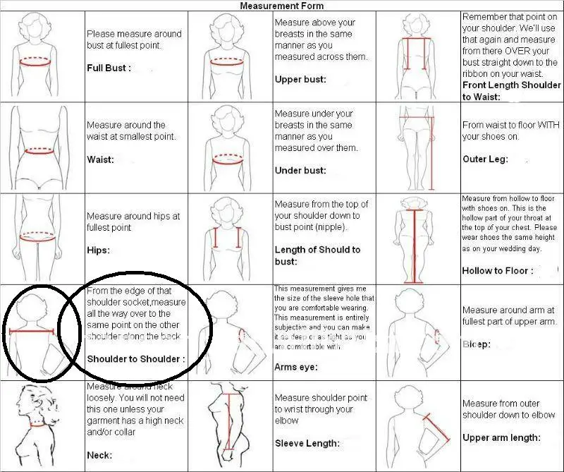 how to measurement shoulder to shoulder