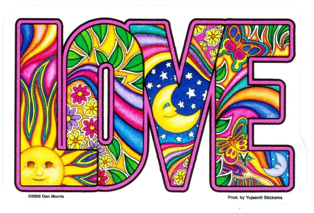 

Cool Hippie Decal for Cars Trucks Guys Girls Men Women Stickers Laptops