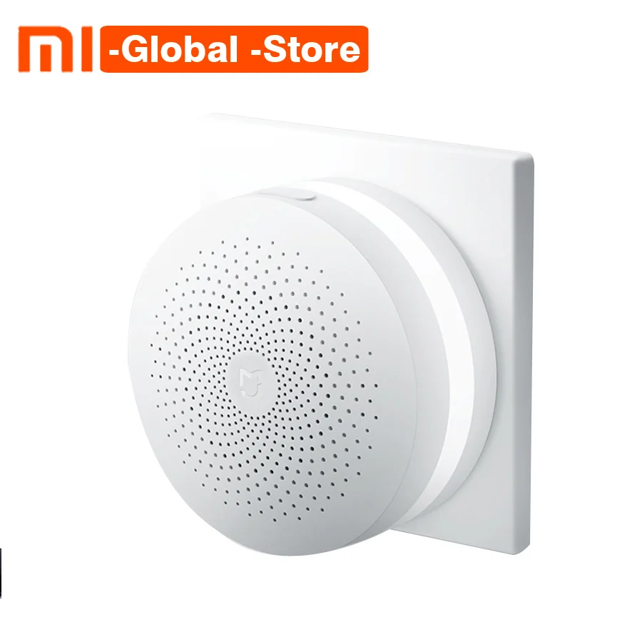 

Original Xiaomi Smart Home Gateway Multi-functional Upgraded Smart Temperature and Humidity Sensor WiFi Remote Control by Mi APP