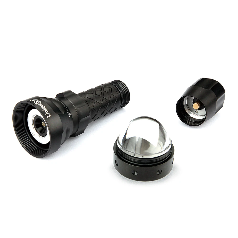 

UniqueFire 1407 MINI IR 850 LED Night Vision Zoomable Rechargeable Flashlight 3 Modes 30mm Convex Lens Torch Camping Light