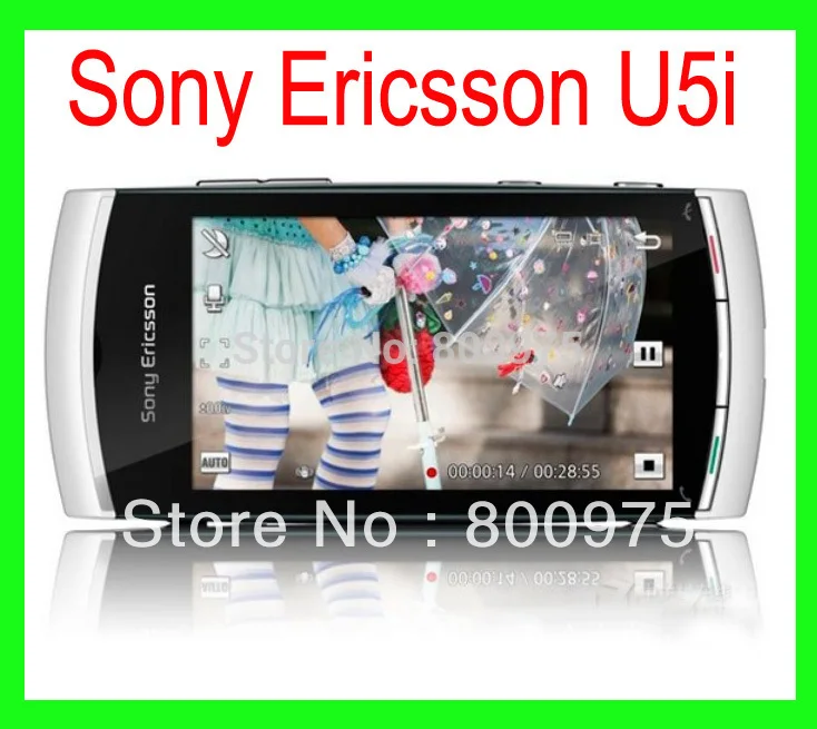 HD U5 sony Ericsson Vivaz U5i мобильный телефон 3g разблокированный Wifi gps 8MP и один год гарантии