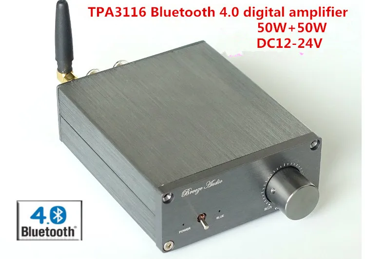 

BL10B DC12-24V TPA3116 Bluetooth 4.0 50W + 50W desktop digital amplifier