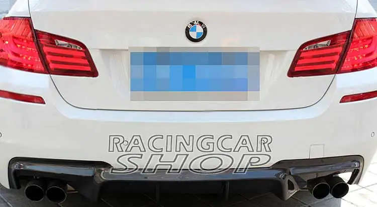 DTM STYLE REAL CARBON FIBER REAR DIFFUSER SPOILER FOR BMW 5-SERIES F10 M5 BUMPER 2011UP