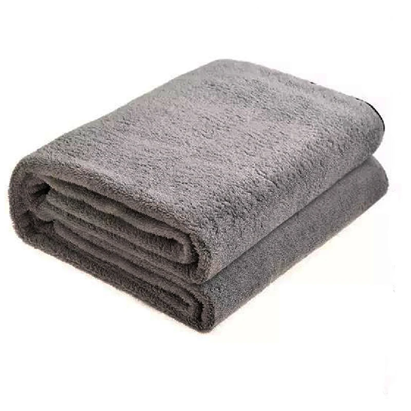 Супер абсорбирующее полотенце из микрофибры для мытья автомобиля, сушильная ткань для автомобиля, большой размер 60X40 см, подшивающая ткань для ухода за автомобилем, детальное полотенце