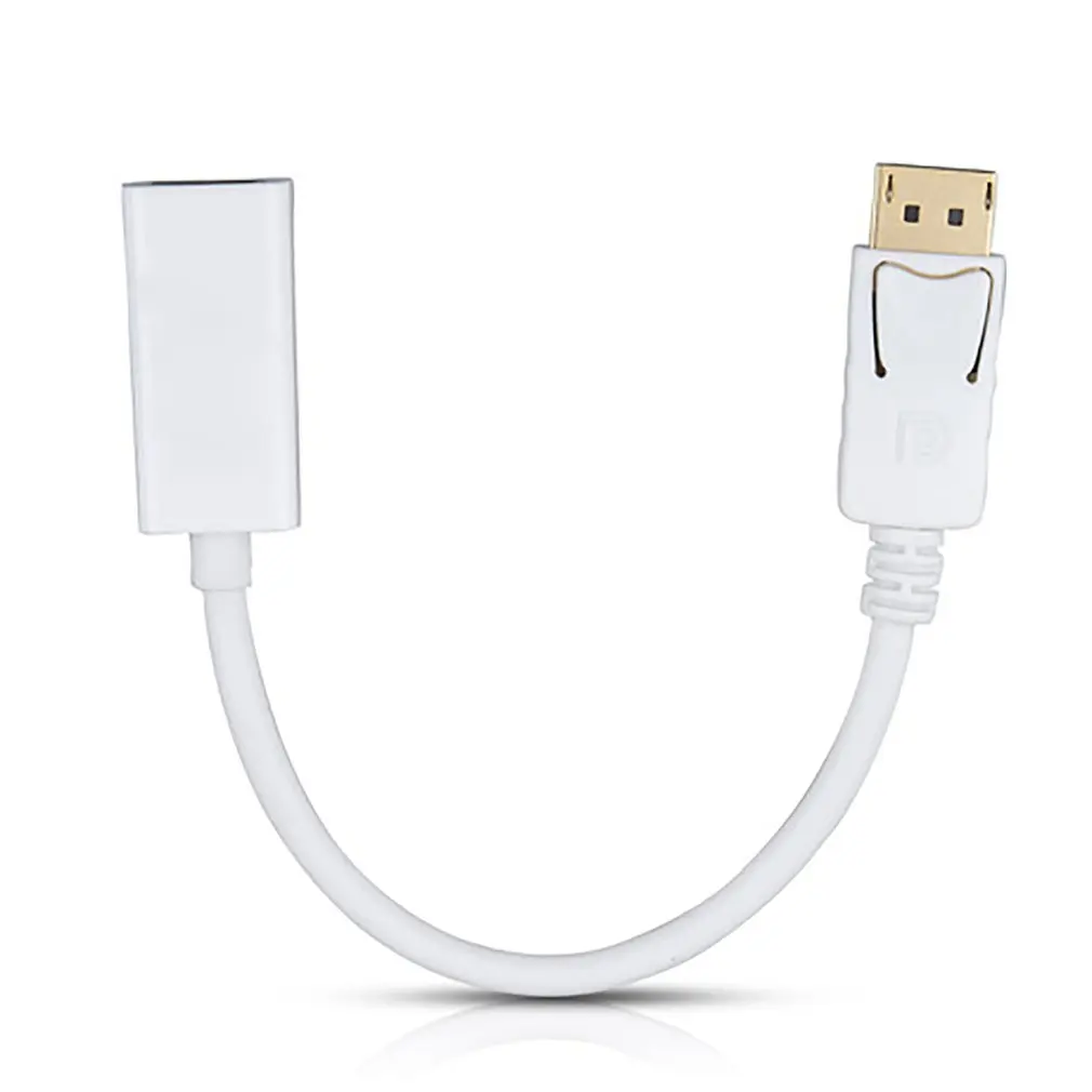 

Mini DisplayPort to HDMI Adapter Super Slim, Nylon Braided, Aluminum Shell DP to HDMI Adapter for MacBook Air/Pro