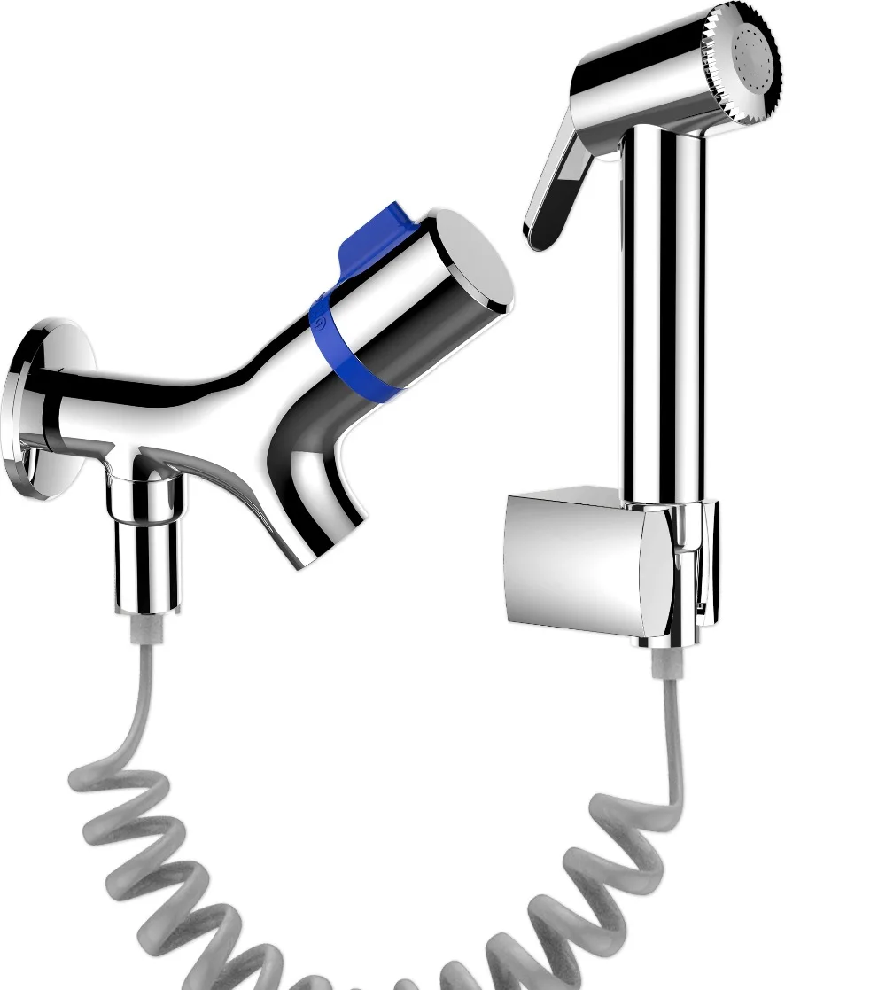 CRW Bidet Spray for Toilet Brass Hand Held Sprayer Douche Kit Bidet