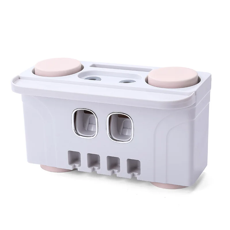 Bathroom Accessories Set Lazy Automatic Toothpaste Dispenser Toothbrush Holder with Cup Kits Child Kids Toothpaste Squeezer2