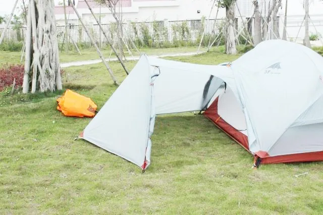 3F UL Шестерня шатра тамбура для 15D силиконовая нейлоновая ткань Шестерня сарай для одного 1 или 2 человек палатки для кемпинга