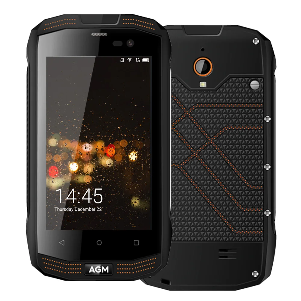 Original AGM A2 Rio 4 0 4G LTE IP68 Waterproof Mobile Phone Android 5 1 Qualcomm