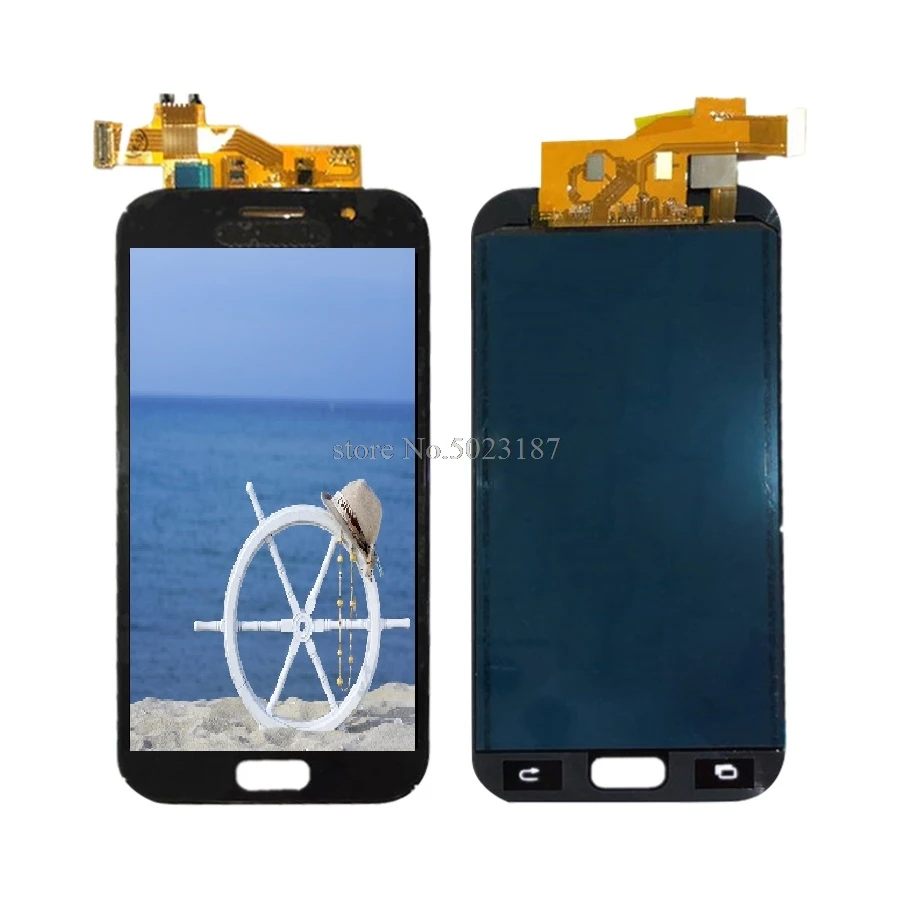 Для Samsung Galaxy A5 2017 a520f SM-A520F A520 ЖК-дисплей сенсорный экран дигитайзер стекло сборка +