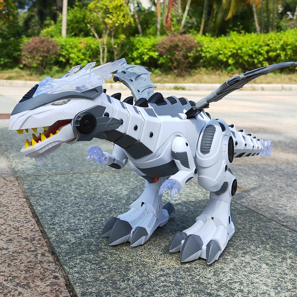 Spray Dinosaur Robot Electronic Pets Walking Robot Toys Roaring Swinging Flashing Lighting Electric Toys for Kids Children цена Spray Dinosaur Robot Electronic Pets Walking Robot Toys Roaring Swinging Flashing Lighting Electric Toys for Kids Children цены онлайн