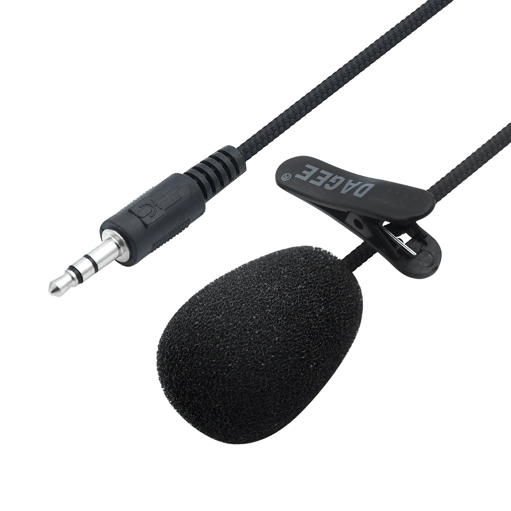 YCDC Hands Free клип на лацкане проводной конденсаторный петличный микрофон для студии микрофон 3,5 мм для телефона камера рекордер ПК