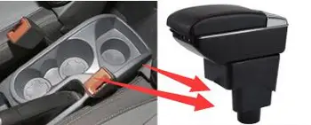 

Centre Console Arm Rest Rotatable For Ford Ecosport 2013-2017 Storage Box Armrest 2014 2015 2016