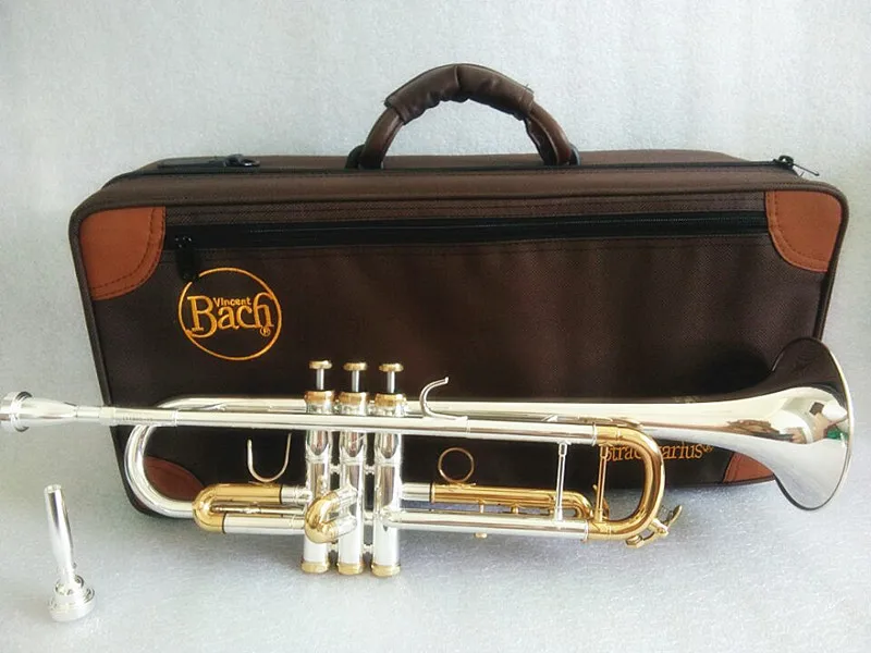 Trumpet Brand new Silver plated body gold key LT180S 72 B flat