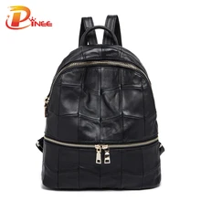 Grande Capacité Femmes de Cuir Véritable sac À Dos Femelle Sac D’école Sac À Dos En Gros