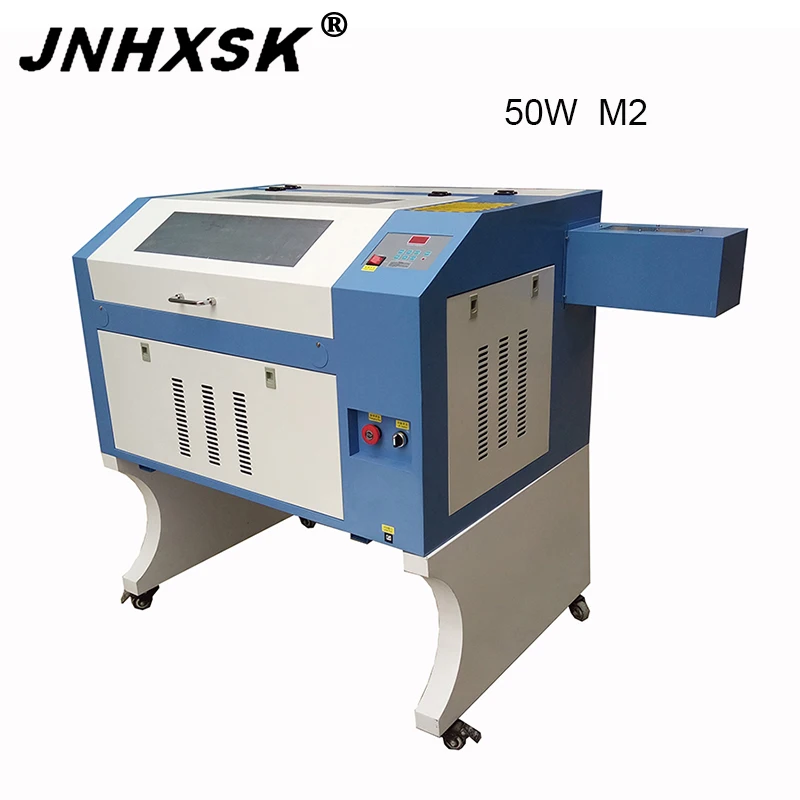 Лазерный гравировальный станок JNHXSK TS4060 50 Вт CO2 фрезерный с ЧПУ для резки фанеры