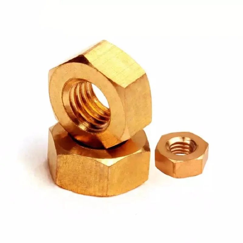 

M1.6 M2 M2.5 100PCS DIN934 Hexagonal copper nut cap