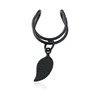 De moda sin oreja perforada Clip brazalete Wrap pendientes hoja pendientes colgante de plumas No-piercing pendientes de Clip pendientes largos aretes pendientes para las mujeres joyería DE LA DECLARACIÓN ► Foto 2/6