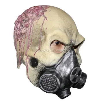 

Latex Exclusive Bleeding Zombie Skull Gas Mask