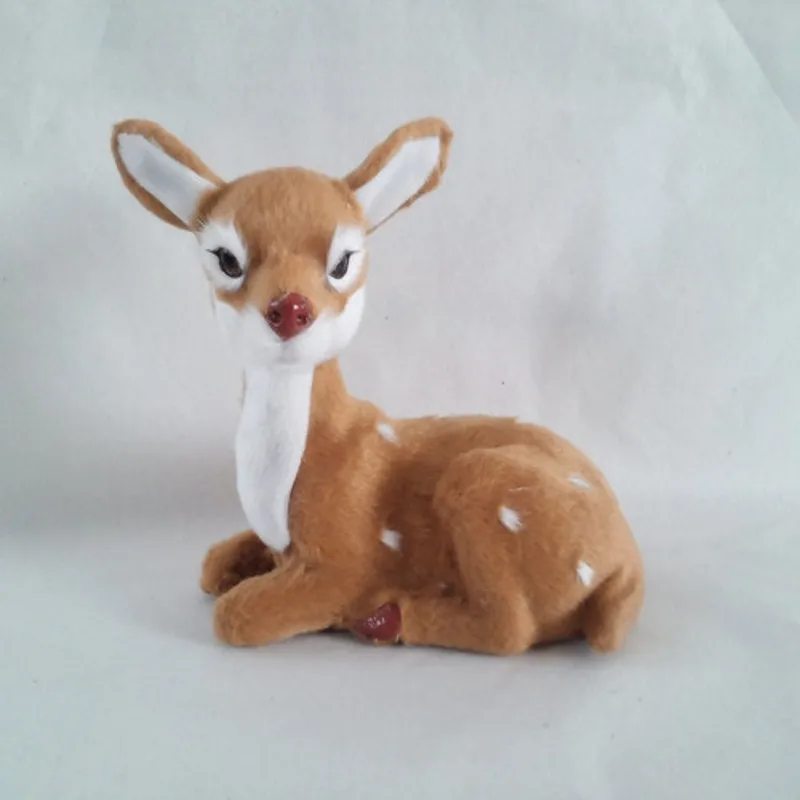 

Forest series simulation fur animal simulation Christmas lie the deer home furnishing articles Arts and crafts