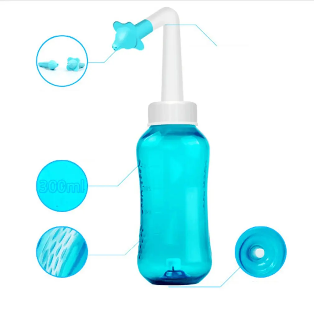 

Portable Size Adults Children Nasal Wash Cleaner Nose Protector Cleans Moistens Child Adult Avoid Allergic Rhinitis Neti Pot