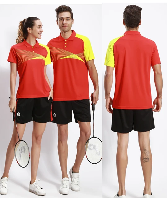 Badminton męskie damskie ubrania sportowe tenis stołowy 1 zestaw sport damska odzież sportowa gra kobieta tenis stołowy Badminton zestawy koszula tanie i dobre opinie BHWYFC Pasuje prawda na wymiar weź swój normalny rozmiar men women Student teen unisex girls boy Breathable Quick Dry Anti-Pilling Anti-Shrink Anti-Wrinkle Badminton męskie damskie ubrania sportowe tenis stołowy 1 zestaw sport damska odzież sportowa gra kobieta tenis stołowy Badminton zestawy koszula tanie i dobre opinie BHWYFC Pasuje prawda na wymiar weź swój normalny rozmiar men women Student teen unisex girls boy Breathable Quick Dry Anti-Pilling Anti-Shrink Anti-Wrinkle