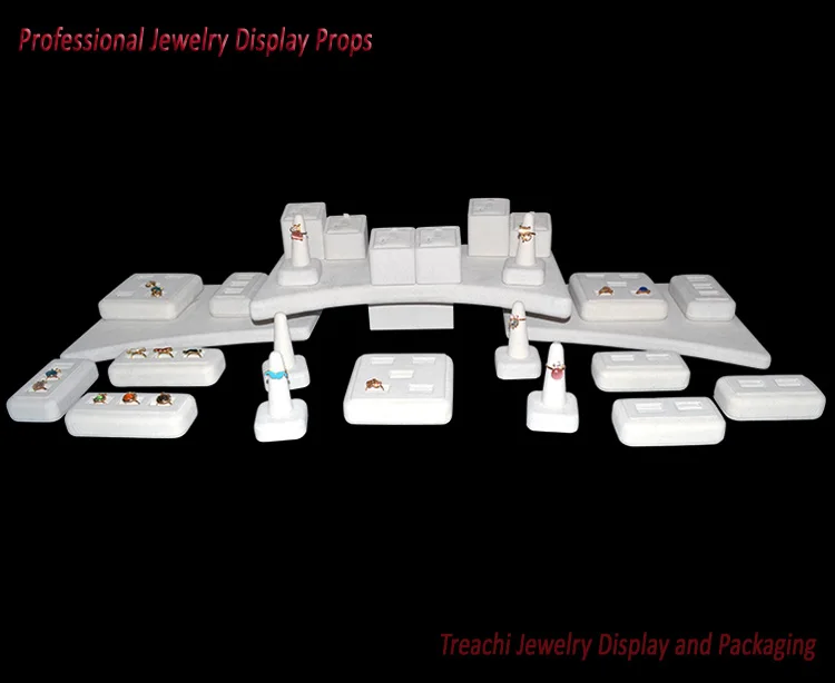 

Professional Ring Display Kit Ring Holder Stand Counter Display Props Showcase Set For Jewelry Display