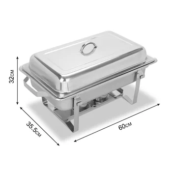 

Electric S/S food chafing serving dish warmer