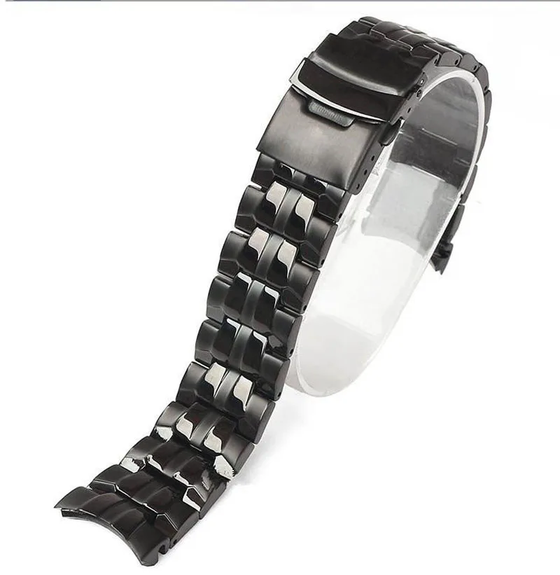 casio black metal strap