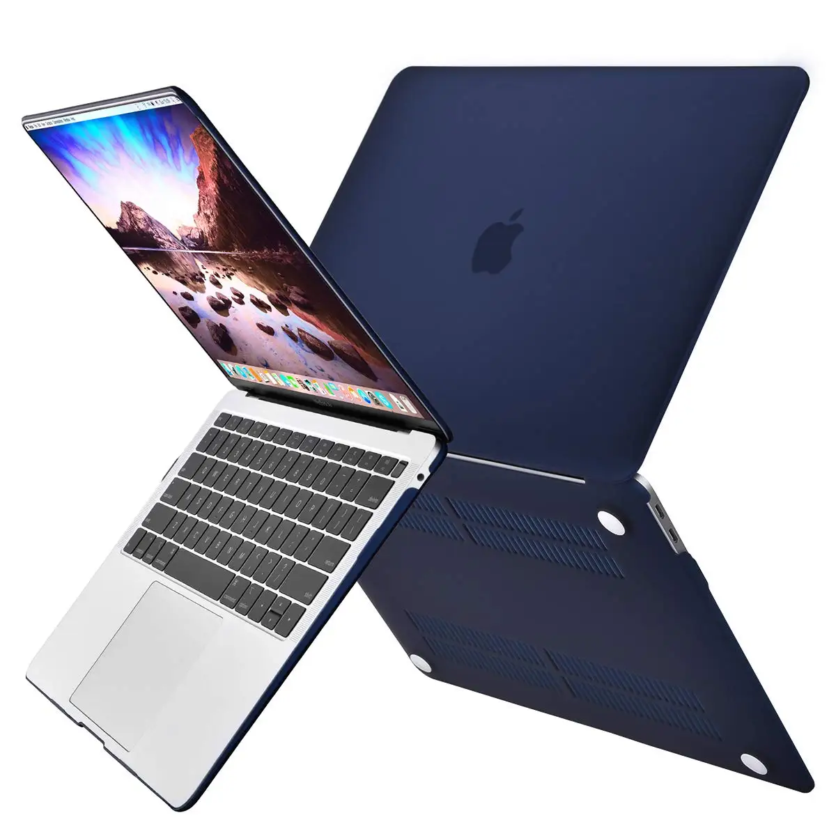 Матовый чехол для ноутбука Cvoer + клавиатуры 2018 Новый Apple Macbook 13 Air с Retina Touch ID модель