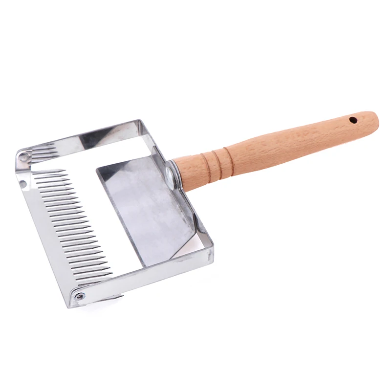 

Uncapping Fork Iron Honeycomb Honey Scraper Wooden Handle Beekeeping Tool Apicultura Equipment Uncapping fork